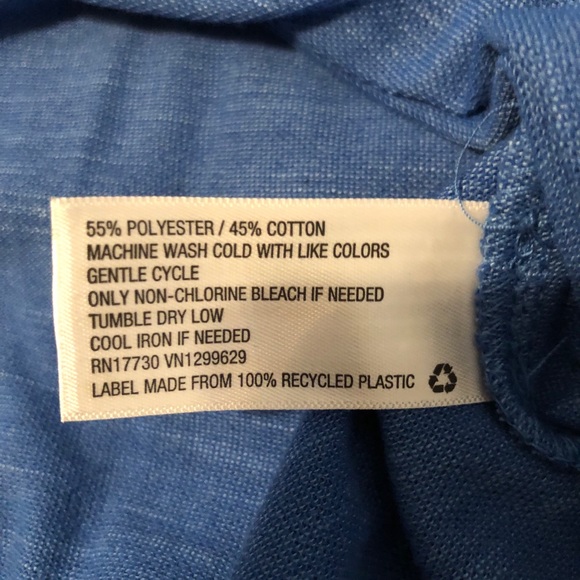 Wild Fable cropped polo shirt color blocked style - Picture 3 of 4